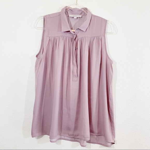 LOFT Tops - Ann Taylor Loft sleeveless Blouse Top